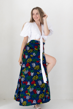 AYI African Print Maxi Skirt