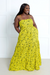 Simi African Prints Maxi Dress (Yellow)