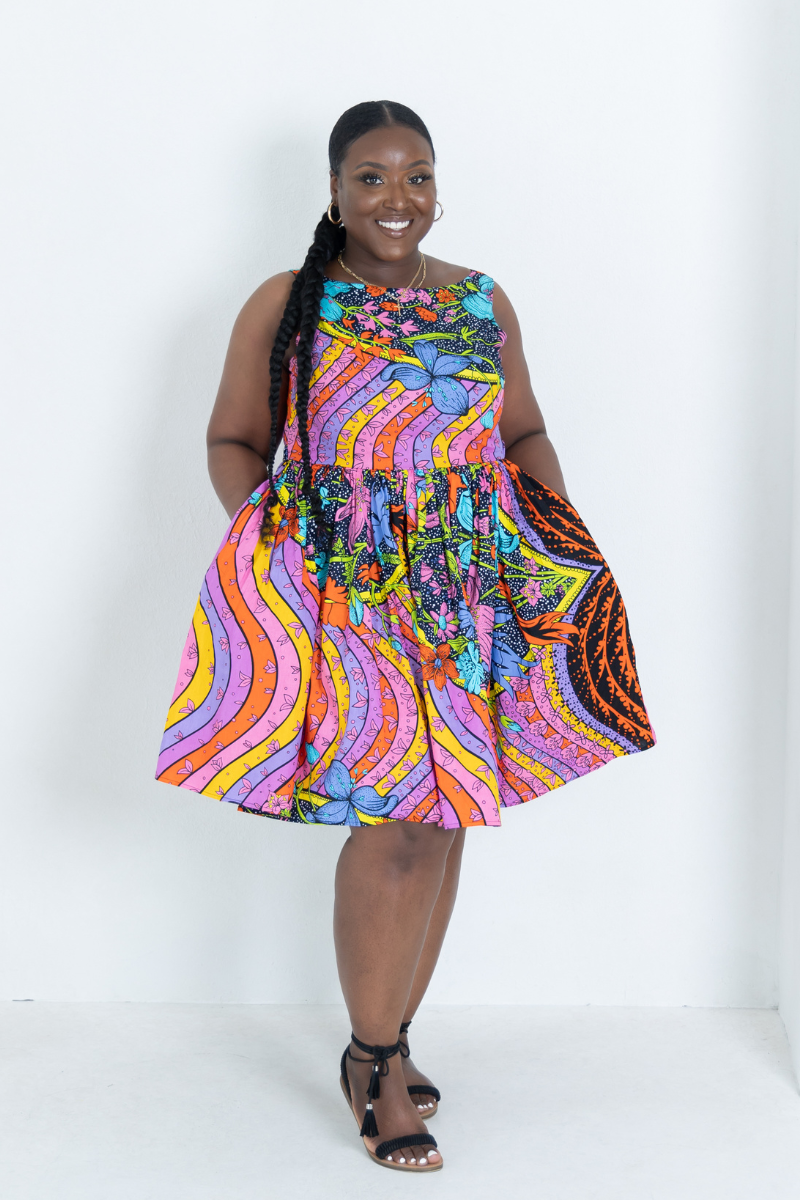 OYE AFRICAN PRINTS DRESS