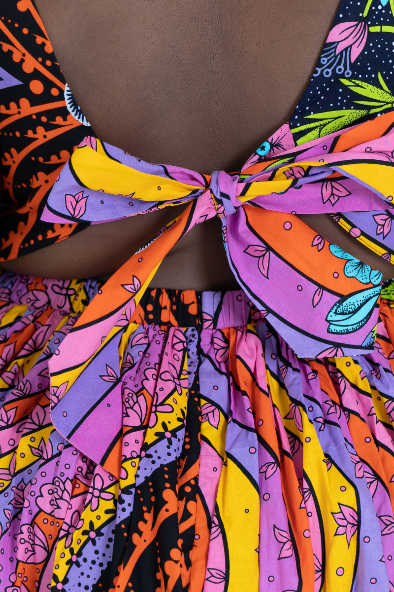 OYE AFRICAN PRINTS DRESS - DAVEENAH