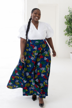 AYI African Print Maxi Skirt