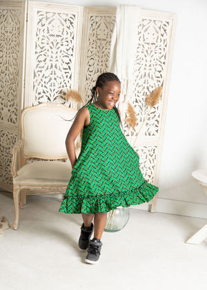 Temi African Prints Dress (Girls)