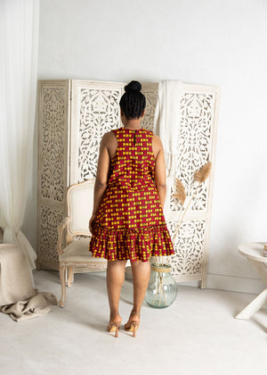 Tade African Print Dress