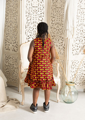 TADE AFRICAN PRINT DRESS (Girls)